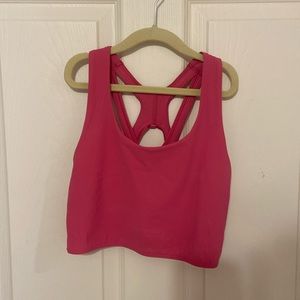 Lululemon sonic pink sports bra/crop top